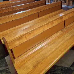 Radiant panel for Church pews backs